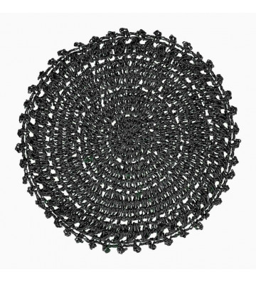 Round table Mariska black Ø38cm - Pomax - Nardini Forniture