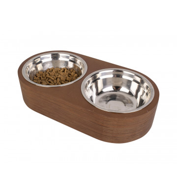 Set with 2 Pet Bowls 34x18cm - Present Time - Nardini Forniture