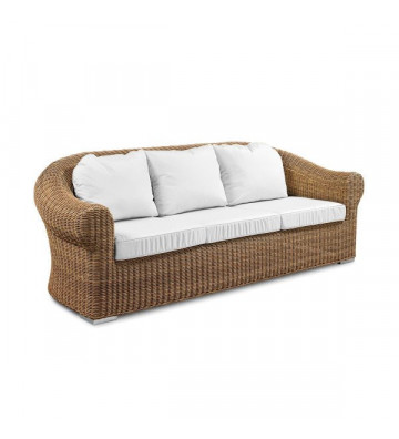 Sofa 3 Outdoor seats Cloe pillows included - Braid - Nardini Forniture