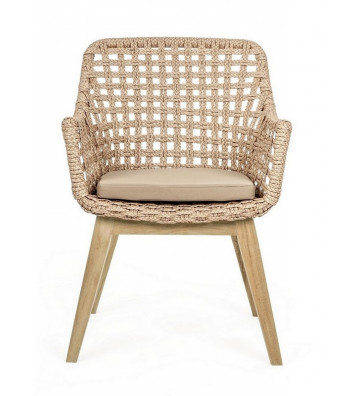 Dining chair for outdoor beige - Nardini Forniture