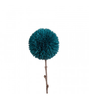 Artificial flower model Allium blue in expanded polyethylene.the black goose fake flower.
Size: H75cm