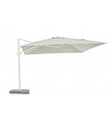 White umbrella with side arm 4x4mt - Nardini Forniture