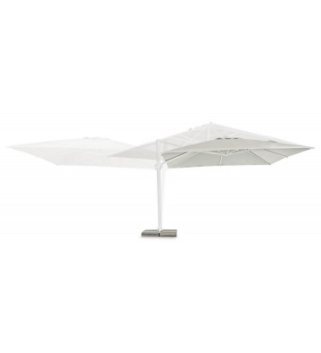 White umbrella with side arm 4x4mt - Nardini Forniture