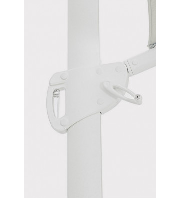 Ombrellone bianco con braccio laterale 4x4mt - Nardini Forniture