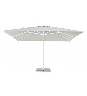White umbrella with 4x4mt side arm