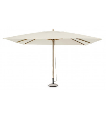 Ecrù umbrella with central pole 3x4mt - Nardini Forniture