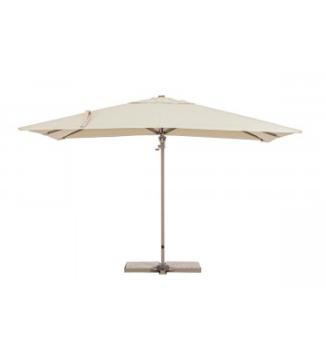 Dove-gray parasol with 2x3mt lateral pole