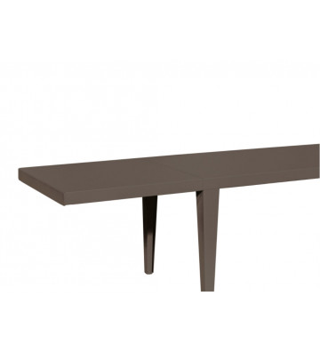 Skyline Bronze extendable outdoor table 250-400x90cm