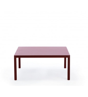 Outdoor smoke table Miami red 80x80cm