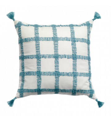 Diana square cushion blue 45x45cm