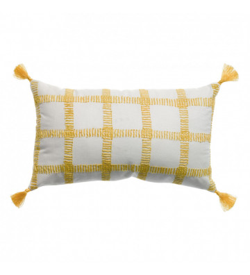 Rectangular cushion Diana yellow 30x50cm - Vivaraise - Nardini Forniture