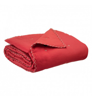 Copriletto leggero Nala rosso 240x260cm - Vivaraise - Nardini Forniture