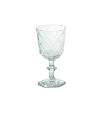Crystal clear melamine wine glass - Baci Milano - Nardini Forniture