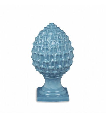Pigna azzurra decorativa H24cm - Nardini Forniture