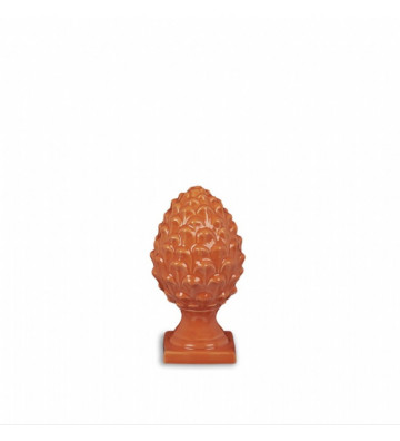 Decorative orange plate H15cm - Nardini Forniture