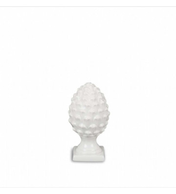 Pigna bianca decorativa H15cm - Nardini Forniture
