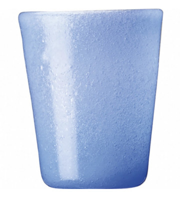 Bicchiere da acqua in vetro azzurro - Nardini Forniture