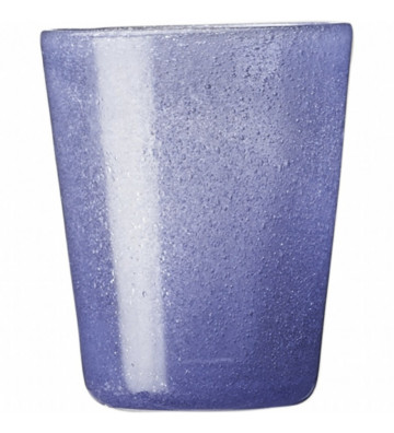 Bicchiere da acqua Magma in vetro viola 260ml - Nardini Forniture