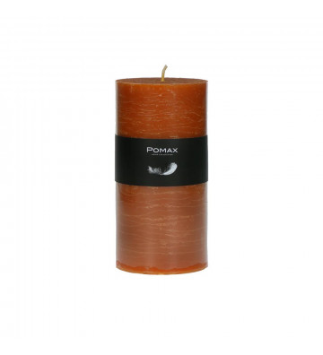 Candle terracotta ø7xh14 cm available in different colors made of paraffin.
candle pomax