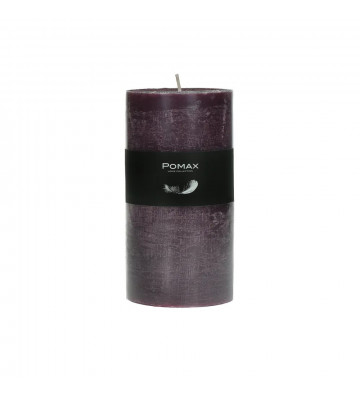 Candle purple ø7xh14 cm available in different colors made of paraffin.
candle pomax