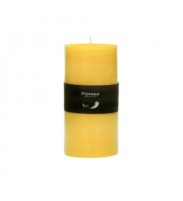 Yellow candle ø7xh14 cm available in different colors made of paraffin.
candle pomax