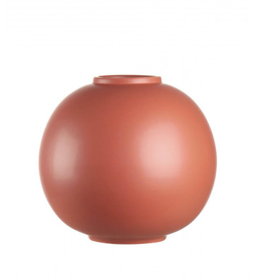 Vaso tondo grande in ceramica rosa - L'oca nera - Nardini Forniture
