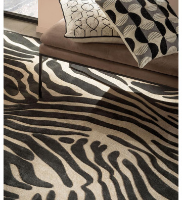Zebrato cap black and white 2x3mt - L'oca nera - Nardini Forniture