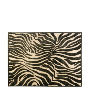 Tappeto Zebrato bianco e nero 2x3mt
