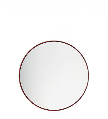 Minimal round mirror bordeaux Ø60cm - L'oca nera - Nardini Forniture