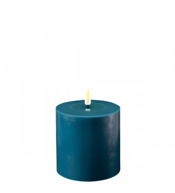 Blue wax candles with artificial flame / + size - Nardini Forniture