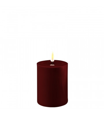 Bordeaux wax candles with artificial flame / + dimensions - Nardini Forniture