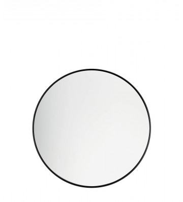 Minimal round mirror black Ø60cm - L'oca nera - Nardini Forniture