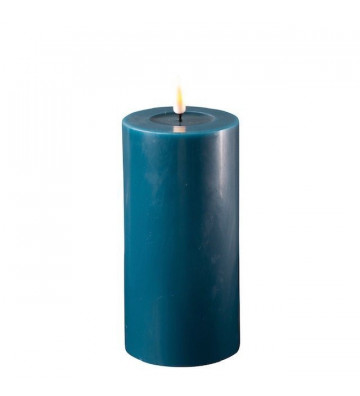Blue wax candles with artificial flame / + size - Nardini Forniture