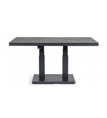 Adjustable black table in height H49-72cm - Nardini Forniture