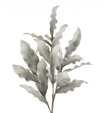 Foglie di magnolia grigie fiore artificiale 95cm - l oca nera - nardini forniture