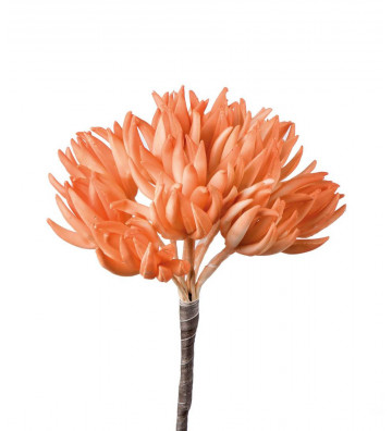 Chrysanthemum artificial flower orange 85cm - l black goose - nardini supplies