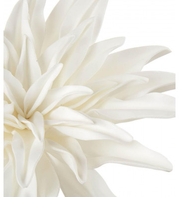 Artificial white Dalia flower 73cm - black goose - nardini supplies