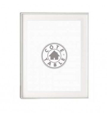 Photo frame in silver metal 25x30cm - Cote table - Nardini Forniture