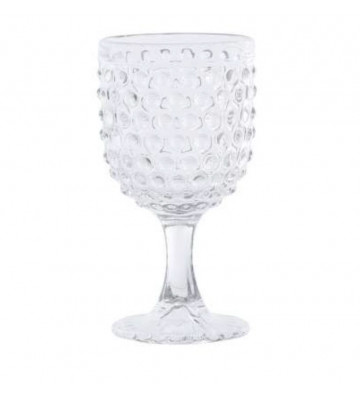 Wine glass with transparent...