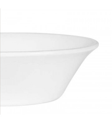 Constance white ceramic salad bowl Ø30cm