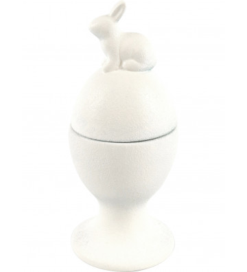 White porcelain egg holder H13,5cm - Nardini Forniture