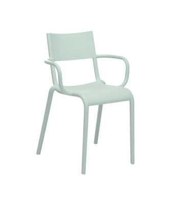 Set of 6 GENERIC chairs Green water discount by Kartell - Nardini Forniture