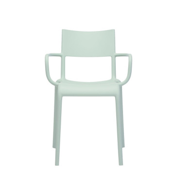 Set of 6 GENERIC A water green chairs by Kartell