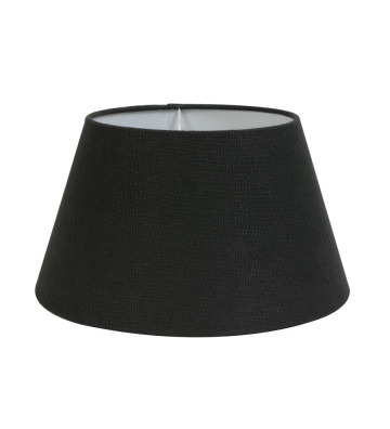 Cone lampshade in black fabric 25x18xh14cm