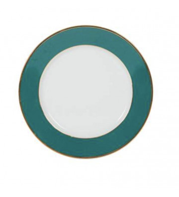 Emerald Ginger Plate and Gold ø27cm - Cote Table - Nardini Forniture