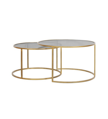 Duarte gold and smoked glass / +2 measures - Light&Living - Nardini Forniture