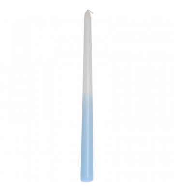 Set 4 long candles Dip Dye Blue H31cm - Nardini Forniture