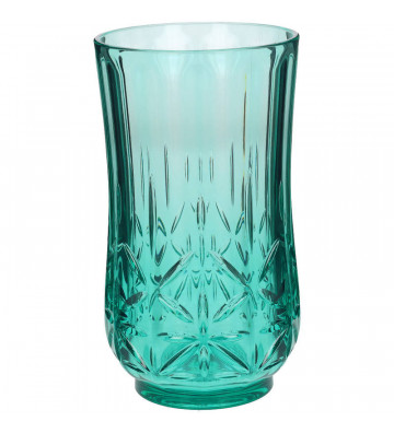 H12cm Blue Acrylic Worked Cocktail Glass - Nardini Forniture