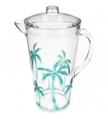 Acrylic cap with blue palms H28cm - Nardini Forniture