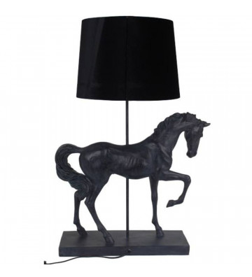 Lampada da tavolo Cavallo Nero H81cm - Nardini Forniture